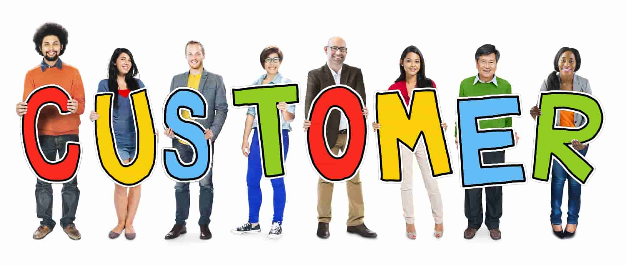 What are the 5 types of customers